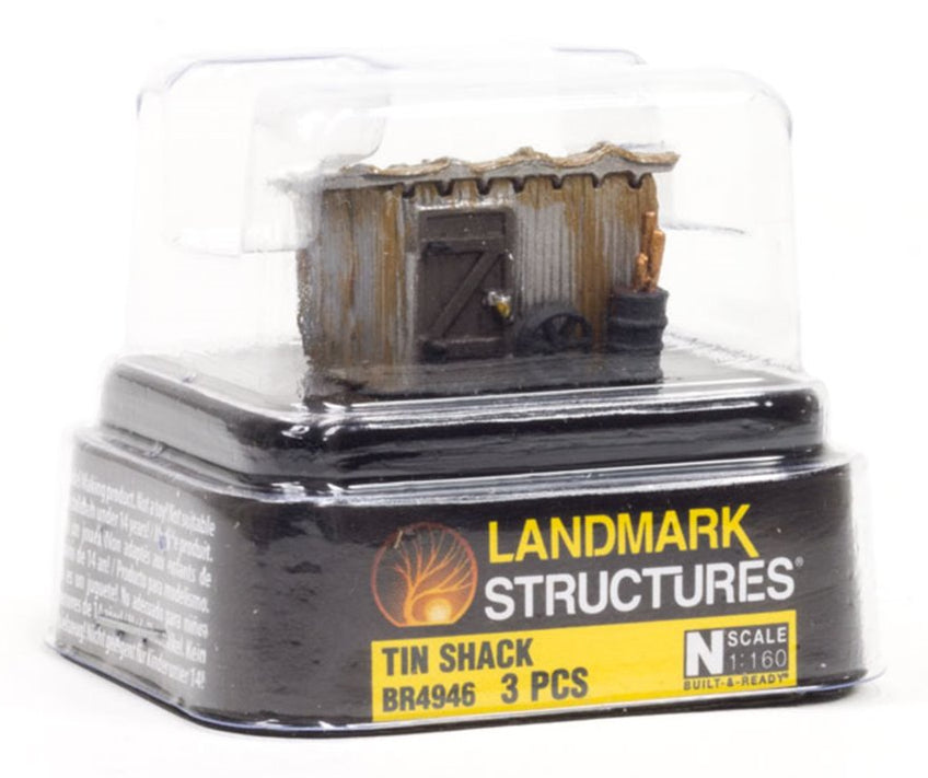 BR4946 Woodland Scenics - N Gauge Buildings - Tin Shack
