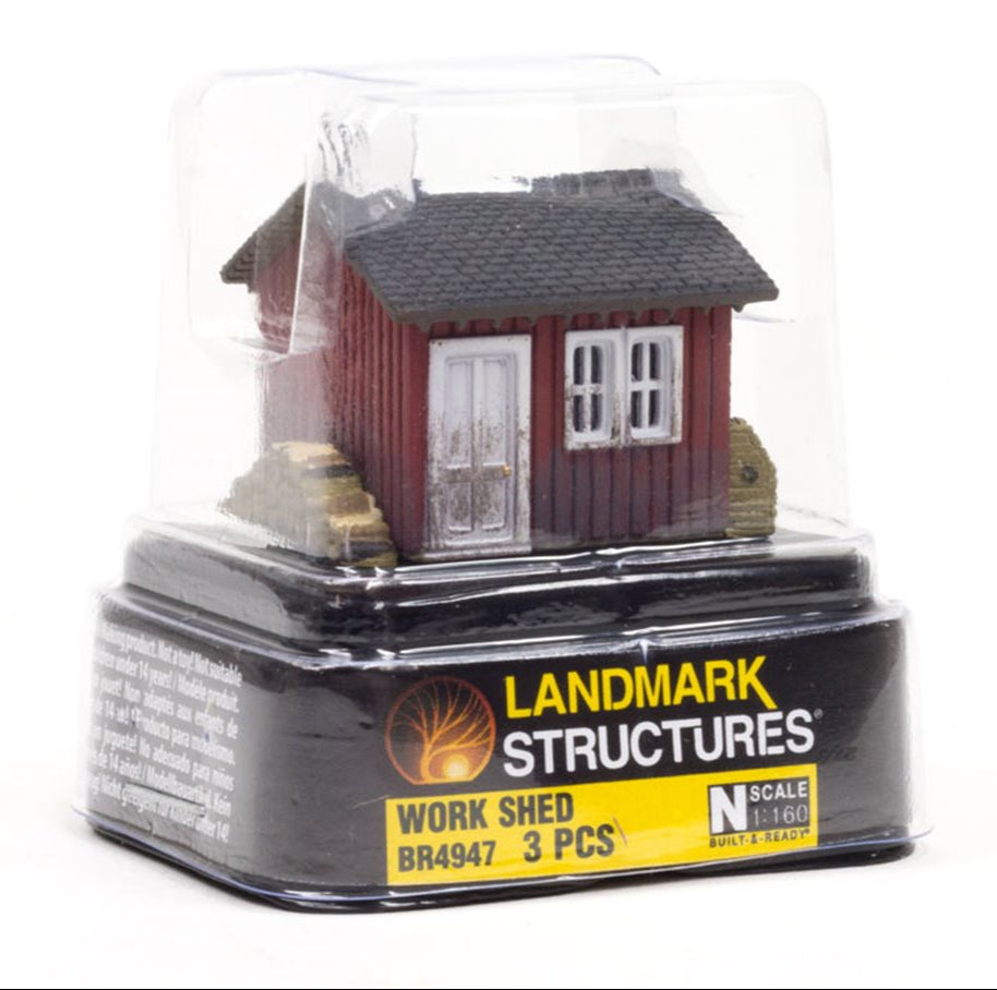 BR4947 Woodland Scenics - N Gauge Buildings - Work Shed