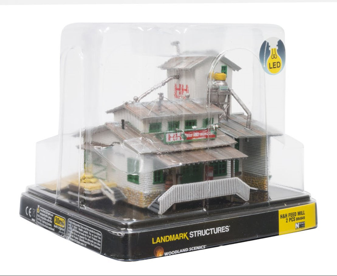 BR4949 Woodland Scenics - N Gauge Buildings - H & H Feed Mill