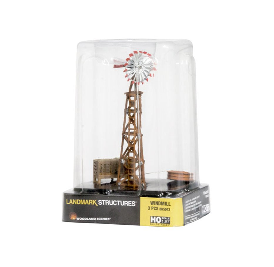 BR5043 Woodland Scenics - HO Scale Buildings - Windmill
