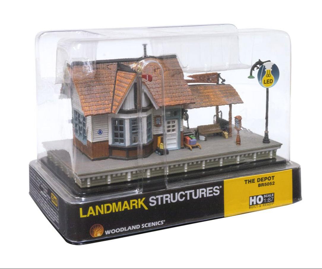 BR5052 Woodland Scenics - HO Scale Buildings - The Depot
