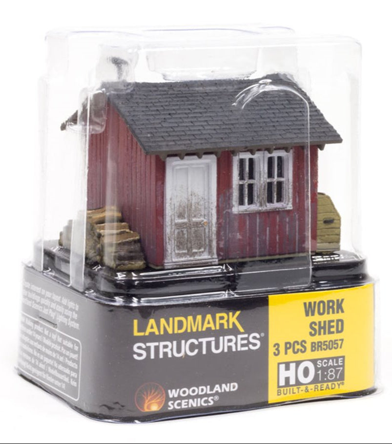 BR5057 Woodland Scenics - HO Scale Buildings - Work Shed