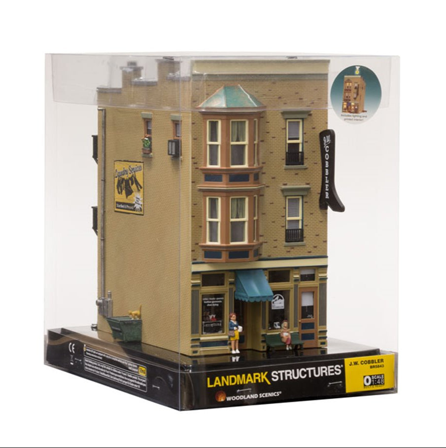 BR5843 Woodland Scenics - O Gauge Buildings - J.W. Cobbler