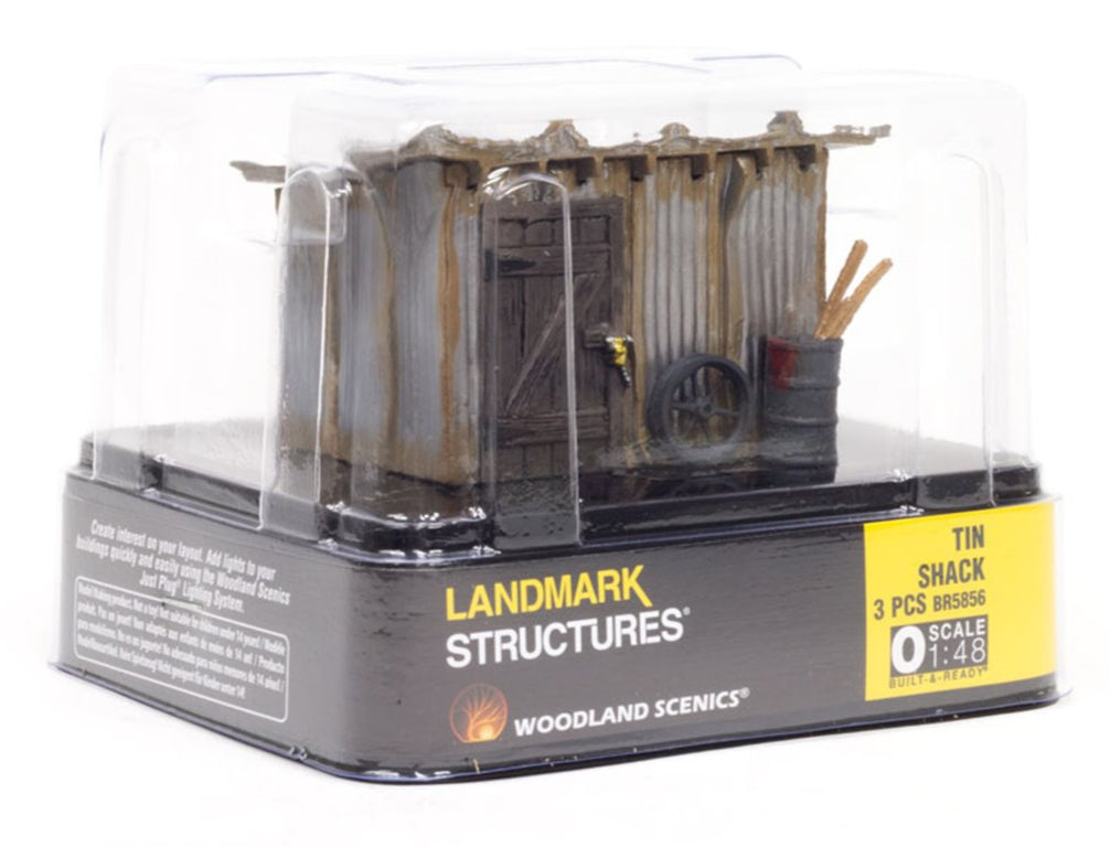 BR5856 Woodland Scenics - O Gauge Buildings - Tin Shack