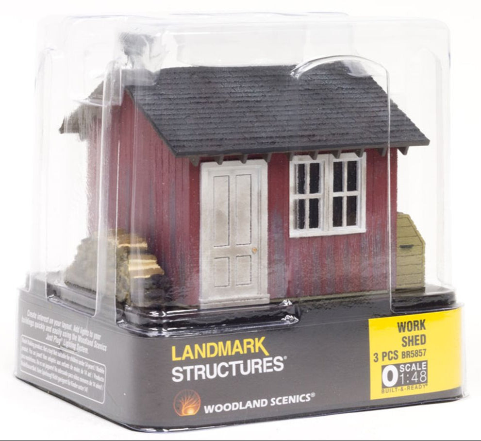 BR5857 Woodland Scenics - O Gauge Buildings - Work Shed