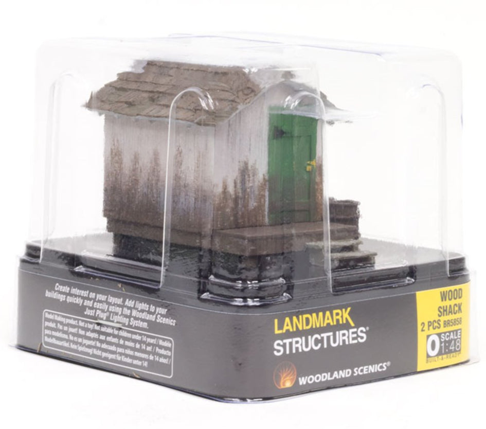 BR5858 Woodland Scenics - O Gauge Buildings - Wood Shack