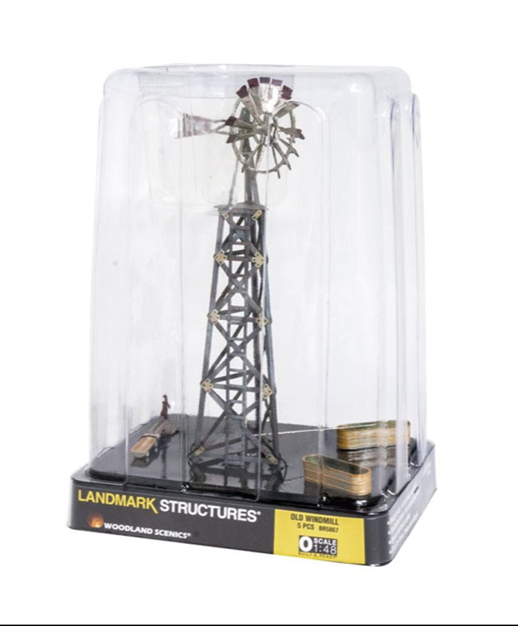 BR5867 WOODLAND SCENICS - O GAUGE BUILDINGS - Old Windmill