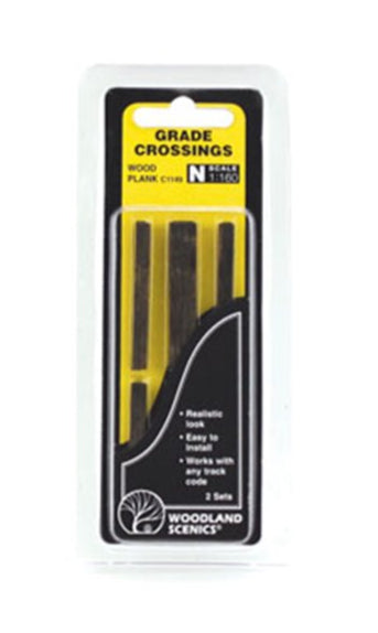 C1149 N Gauge Wood Plank Grade Crossing
