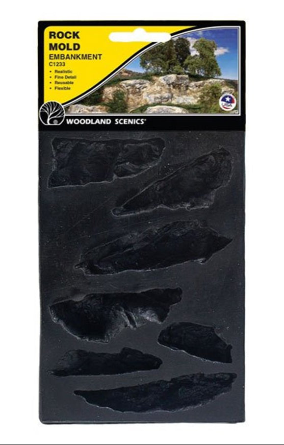 Rock Mould - Embankments (5 x 7 inches)