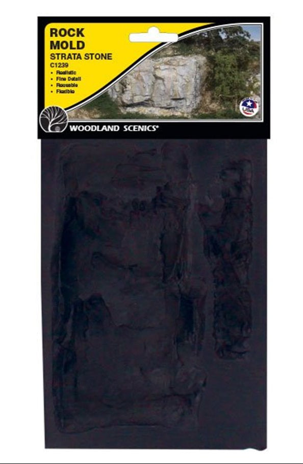 Rock Mould - Strata Stone (5 x 7 inches)