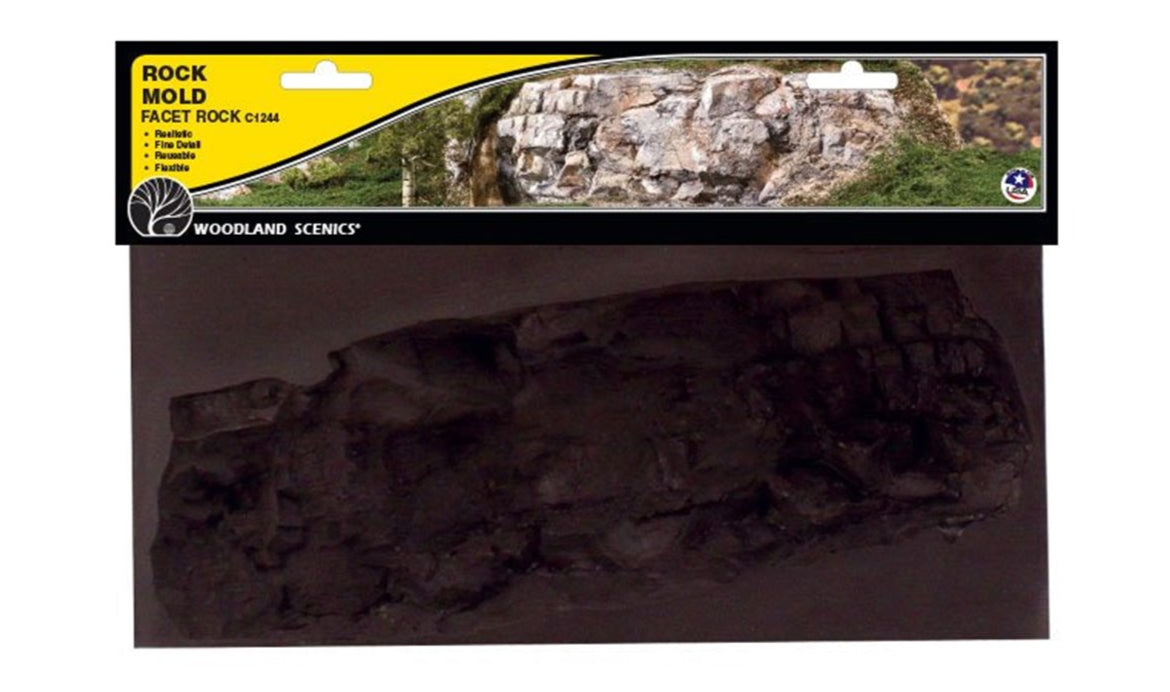 Rock Mould - Facet Rock (10 1/2 x 5 inches)