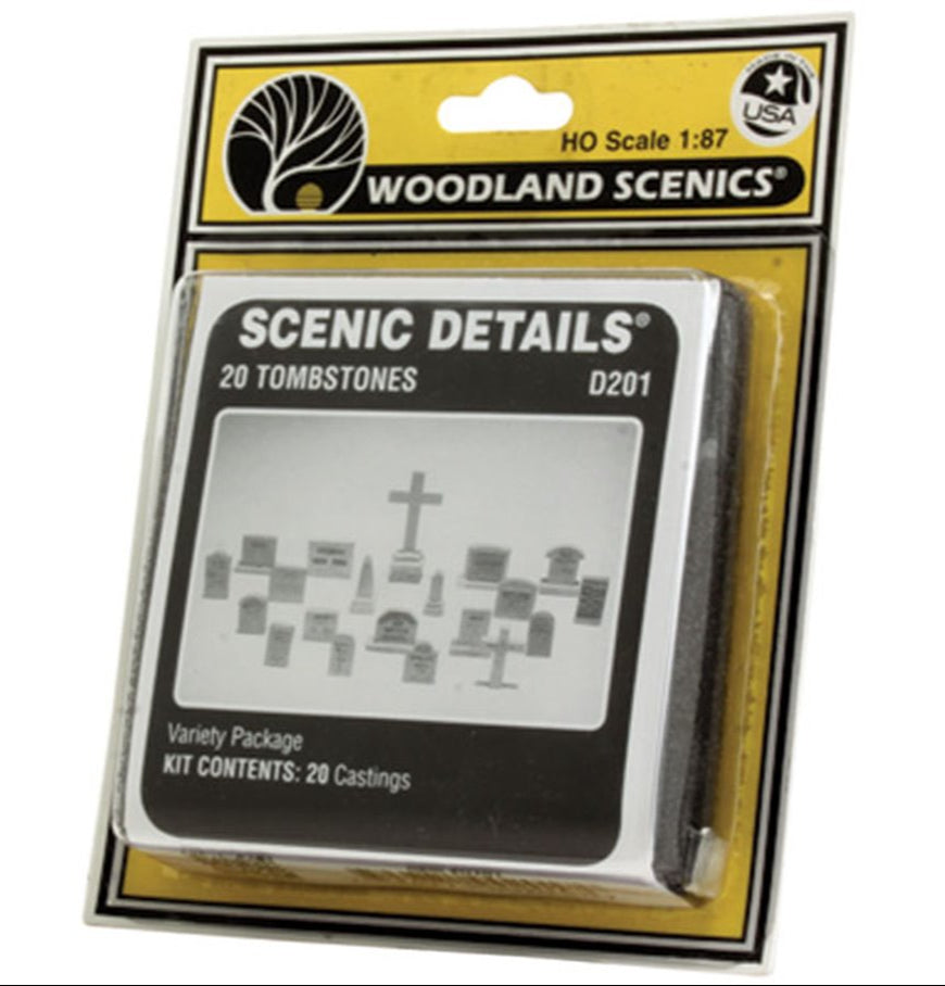 D201 20 Tombstones HO/OO