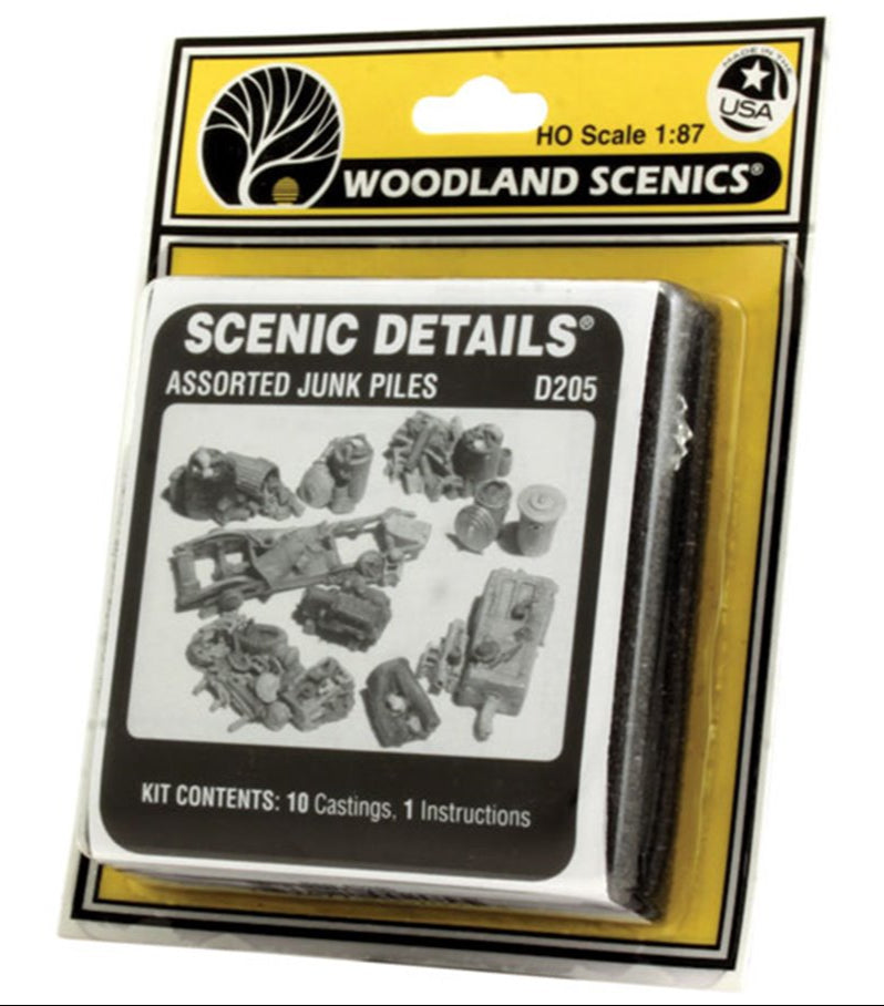 D205 Assorted Junk Piles HO/OO