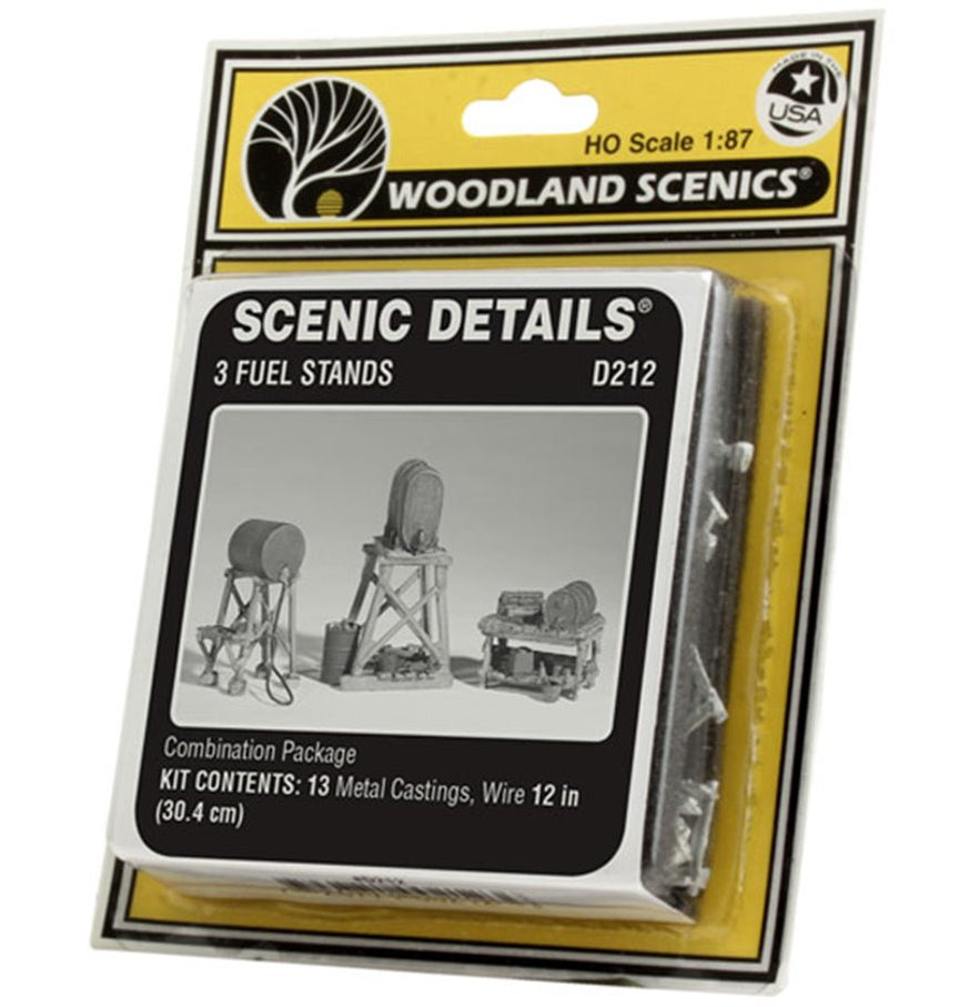 D212 3 Fuel Stands HO/OO