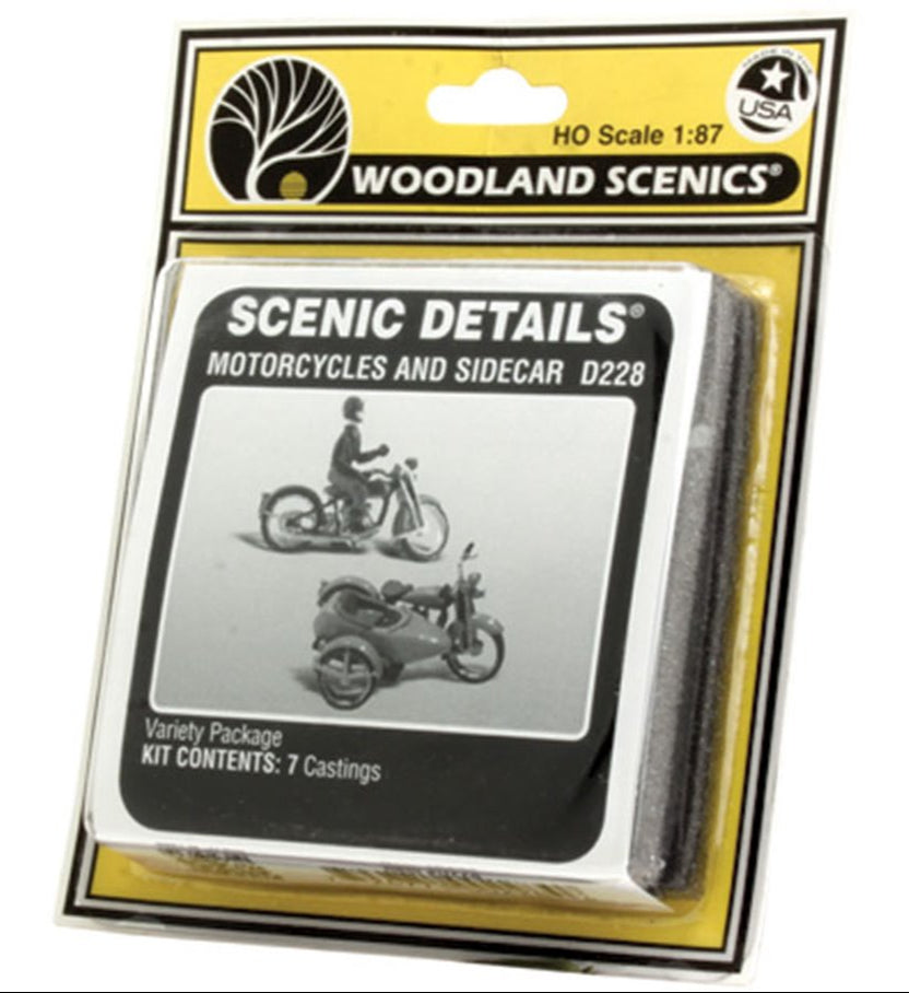D228 Motorcycles & Sidecar HO/OO