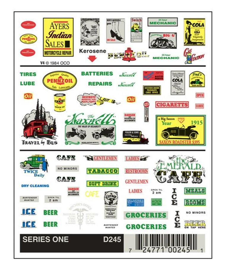 Series One Dry Transfer HO/OO