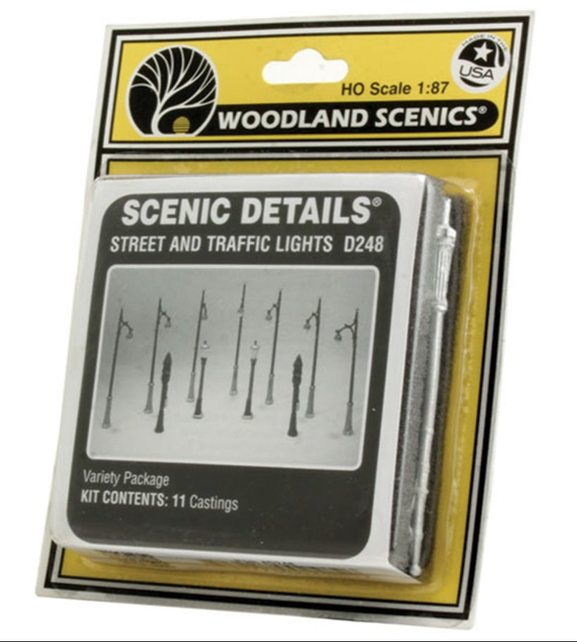 D248 Street & Traffic Lights HO/OO