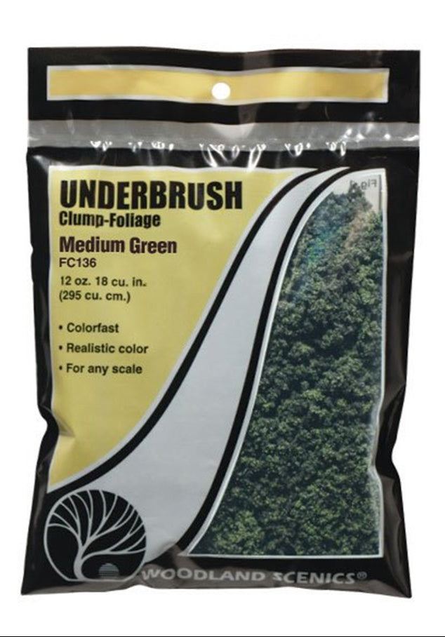 FC136 Medium Green Underbrush (Bag)