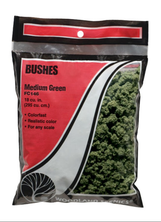 FC146 Medium Green Bushes (Bag)