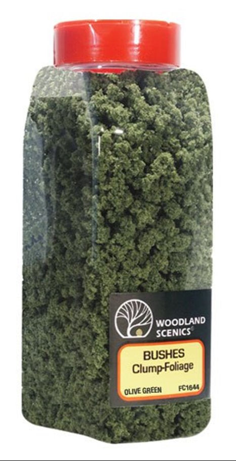 FC1644 Olive Green Bushes