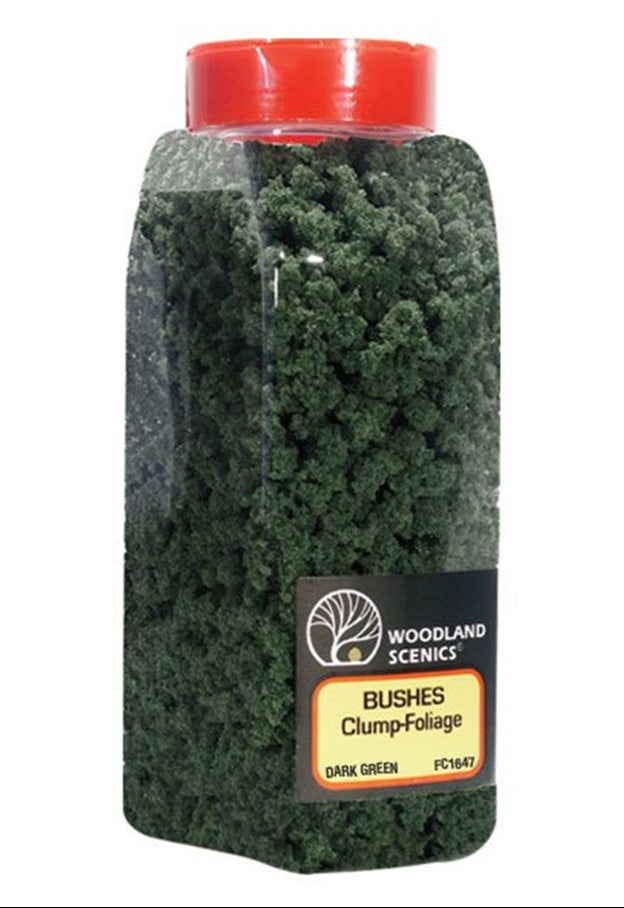 FC1647 Dark Green Bushes