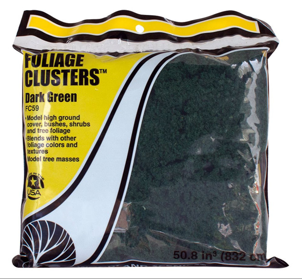 FC59 Dark Green Foliage Clusters
