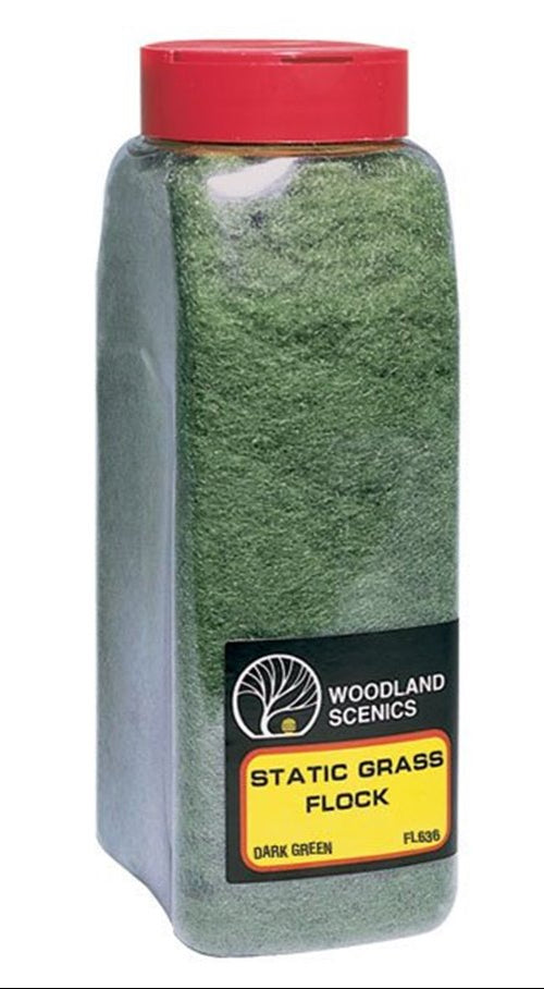 FL636 Dark Green Flock