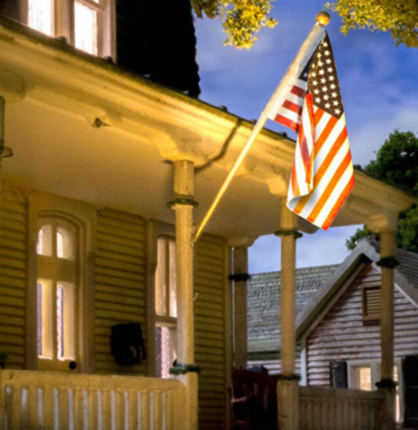 JP5955 Woodland Scenics - US Flag Wall Mount - Large