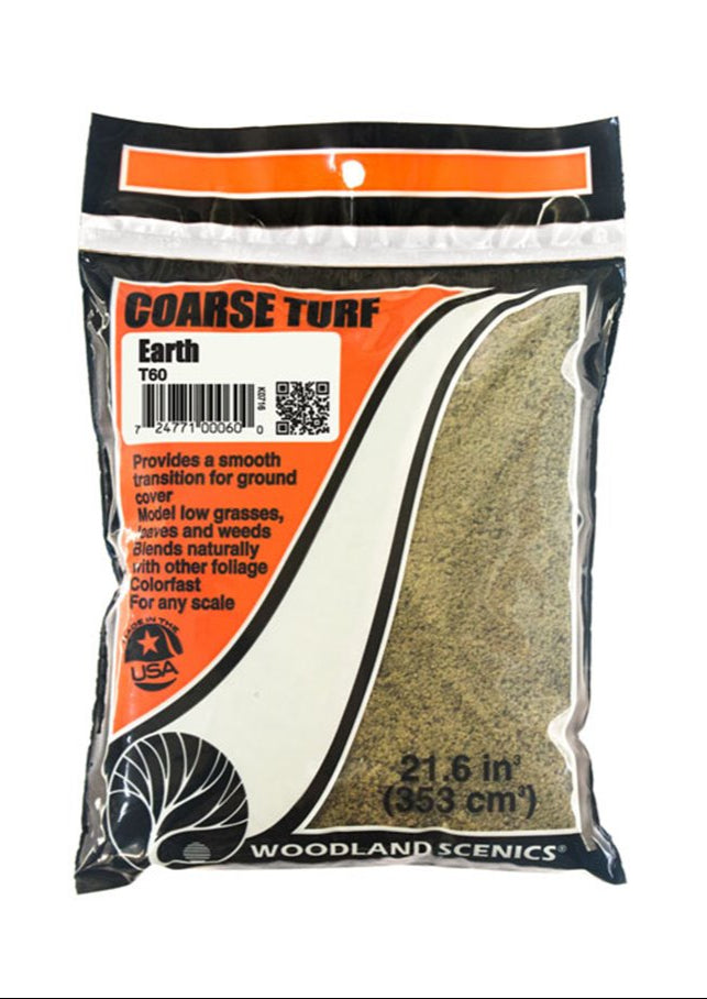 T60 Earth Coarse Turf (Bag)