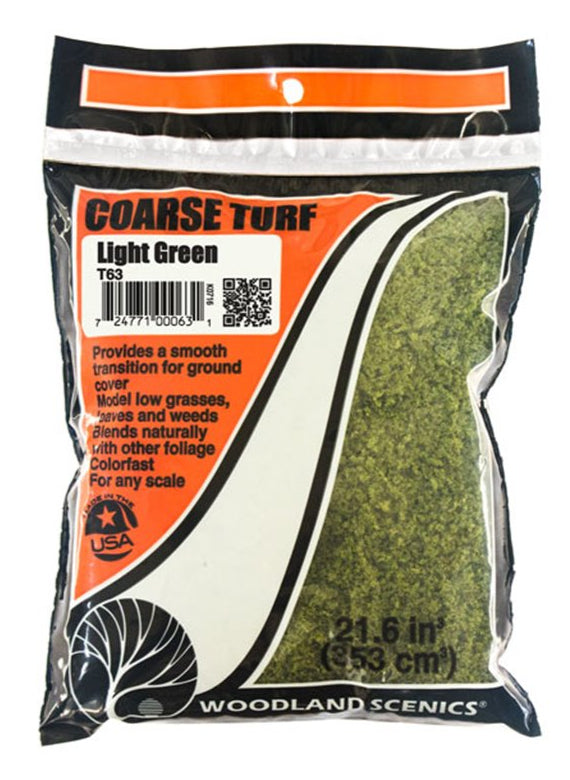 T63 Light Green Coarse Turf (Bag)
