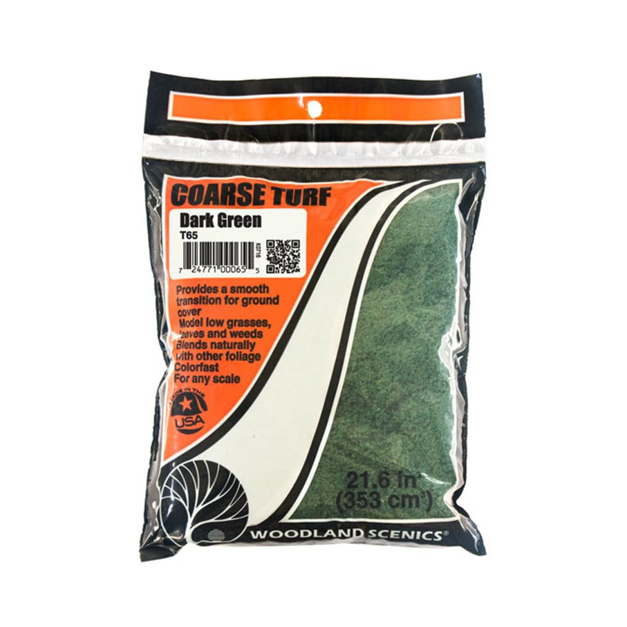 T65 Dark Green Coarse Turf (Bag)