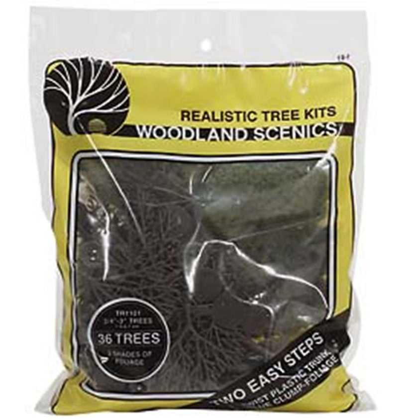 Mix Deciduous Tree Kit ¾ - 3in (Pack of 36)