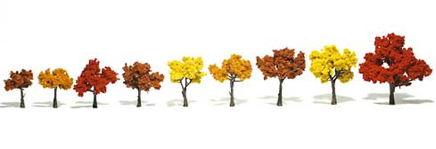 Fall Mix Trees 1 ¼ - 3 inch (Pack of 9)