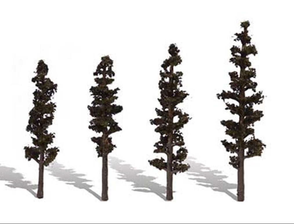 Standing Timber Trees 4 - 6 inch (Pack of 4)