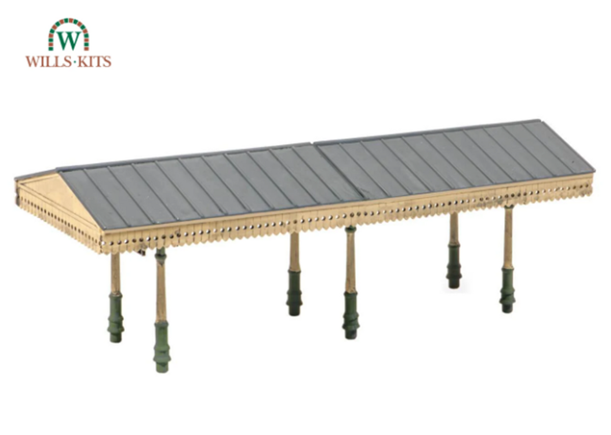 Wills Kits SS54 Station Canopy, length 180mm Kit Rails of Sheffield