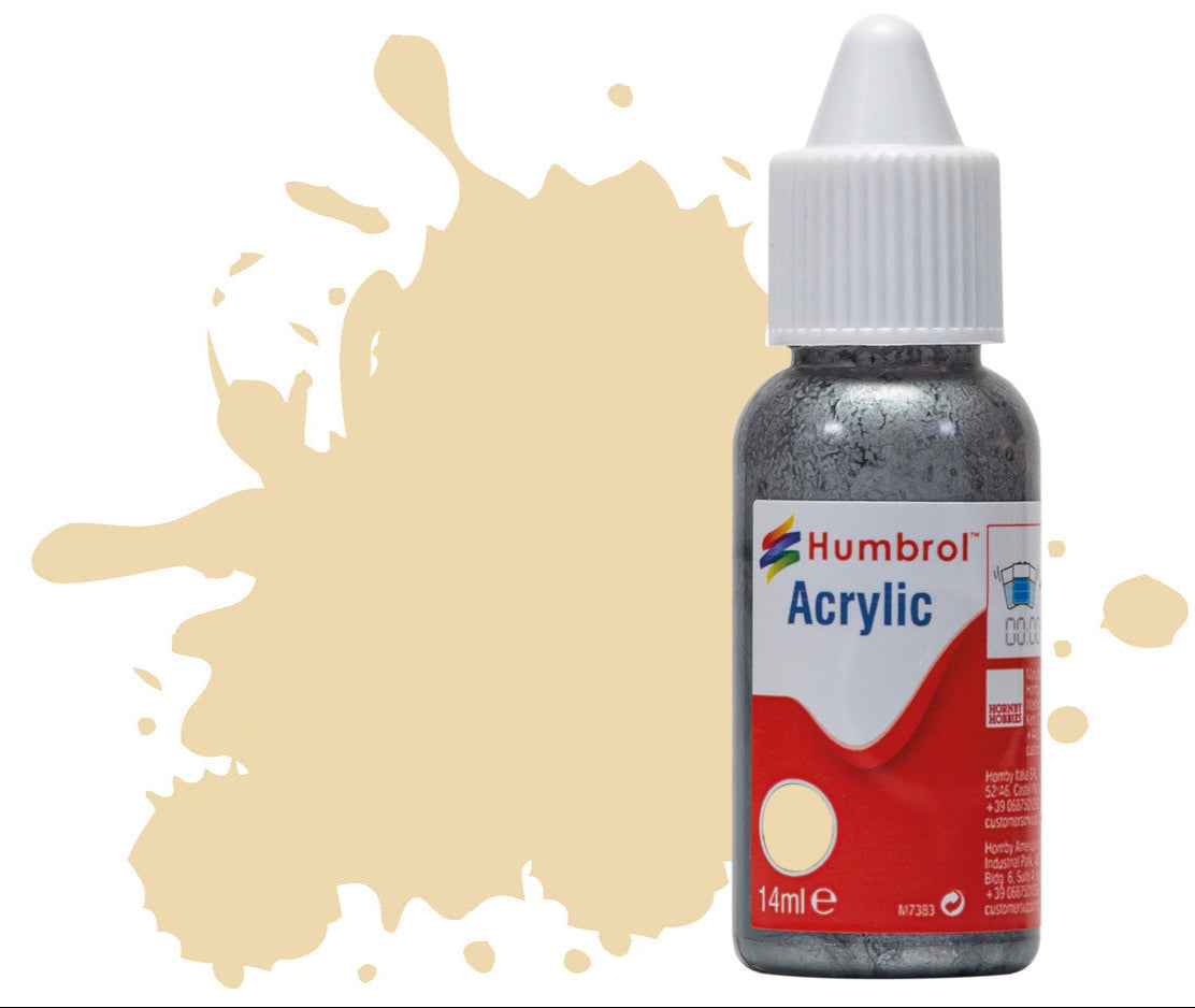 HUMBROL ACRYLIC DROPPER BOTTLE - No 71 Oak - Satin - 14ml