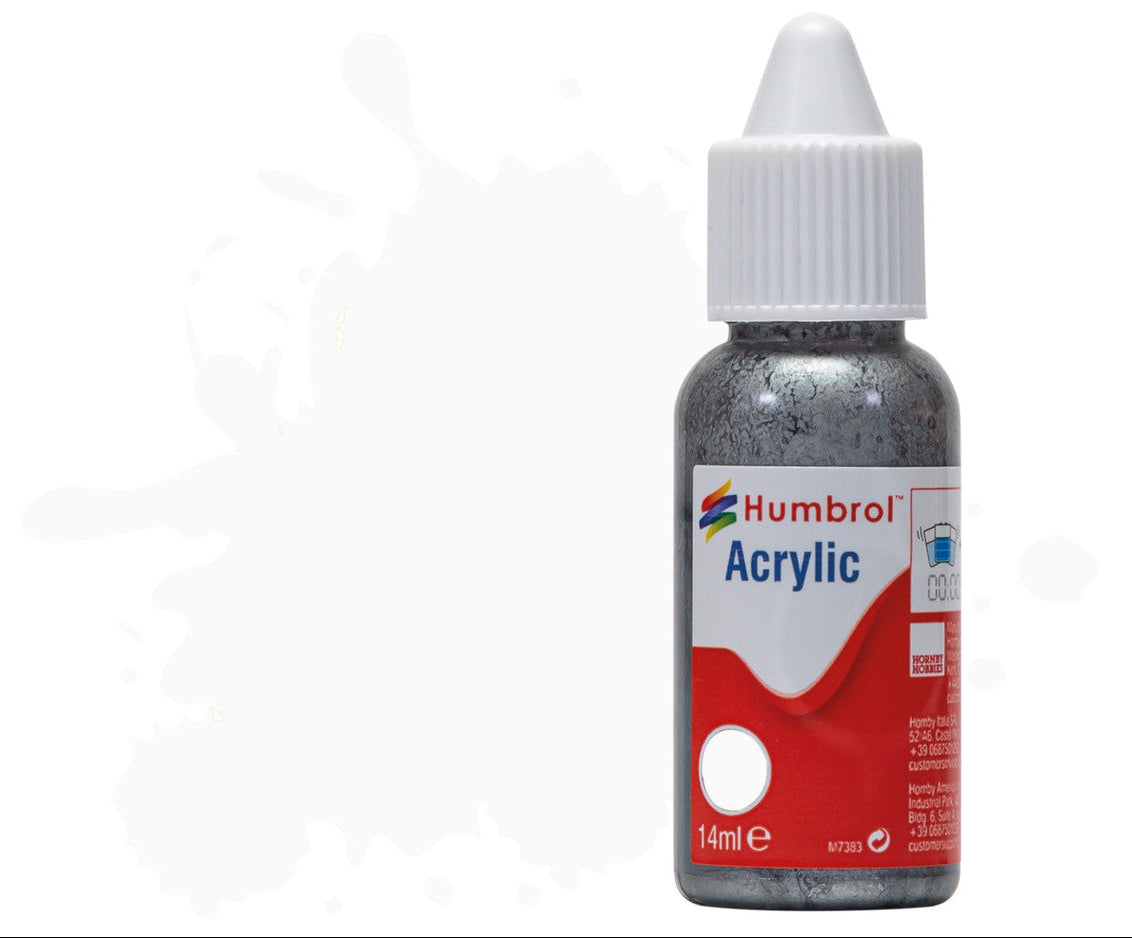 HUMBROL ACRYLIC DROPPER BOTTLE - No 135 Satin Varnish - Satin - 14ml