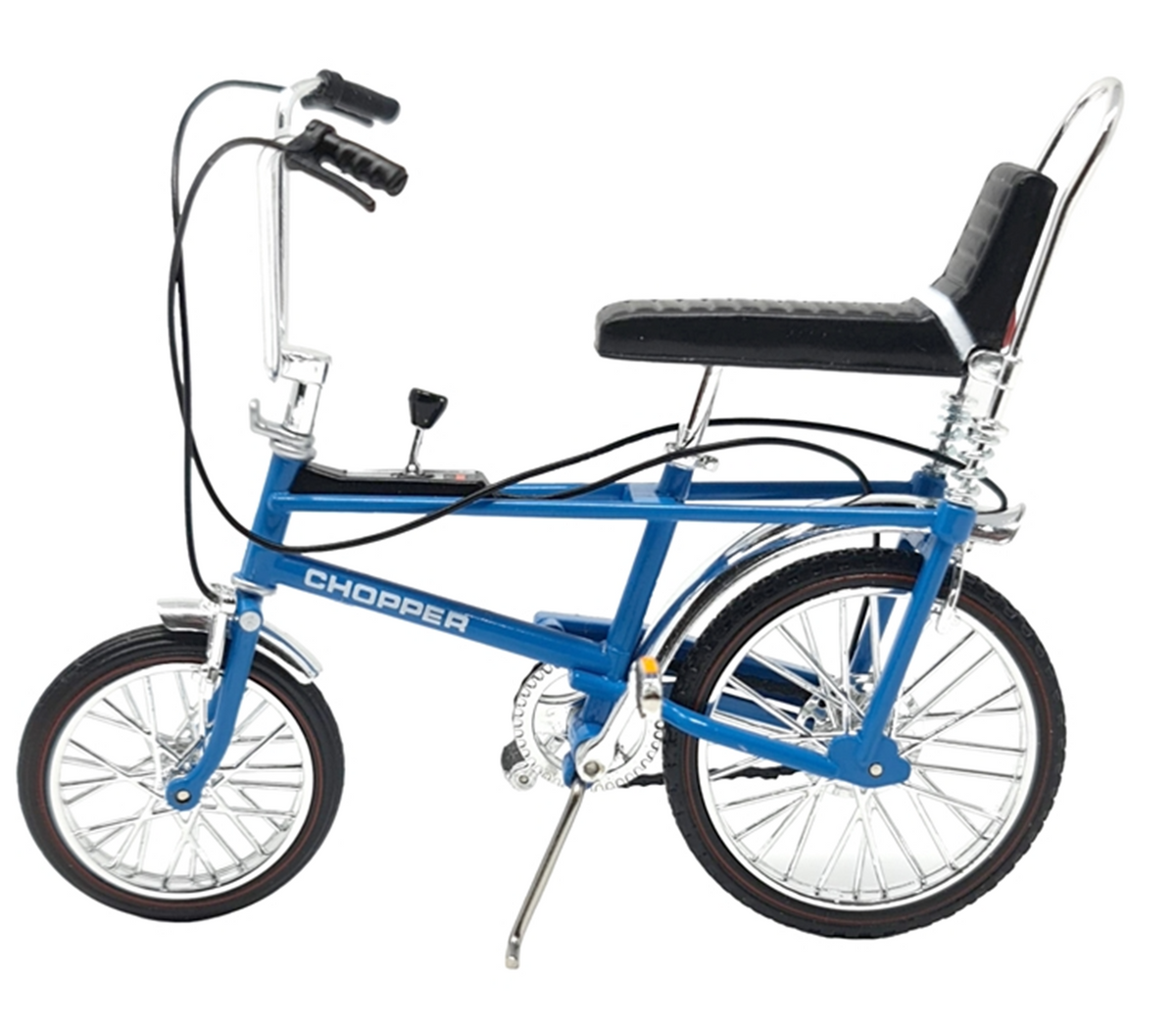 Blue chopper bike sales