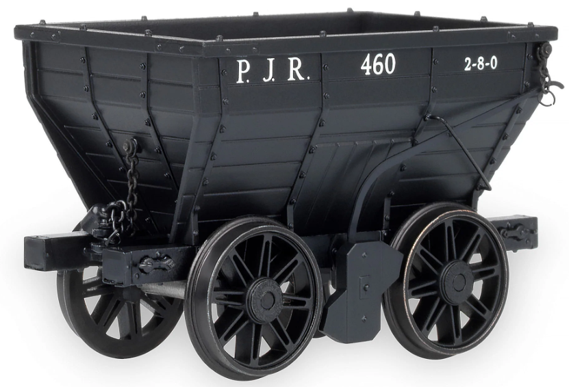 Pre-Owned Pack of 3 Pontop & Jarrow Railway - Two ex-NER P1 style Chaldron wagons and an S&DR style Chaldron wagon in pre-1932 lettering, circa 1910