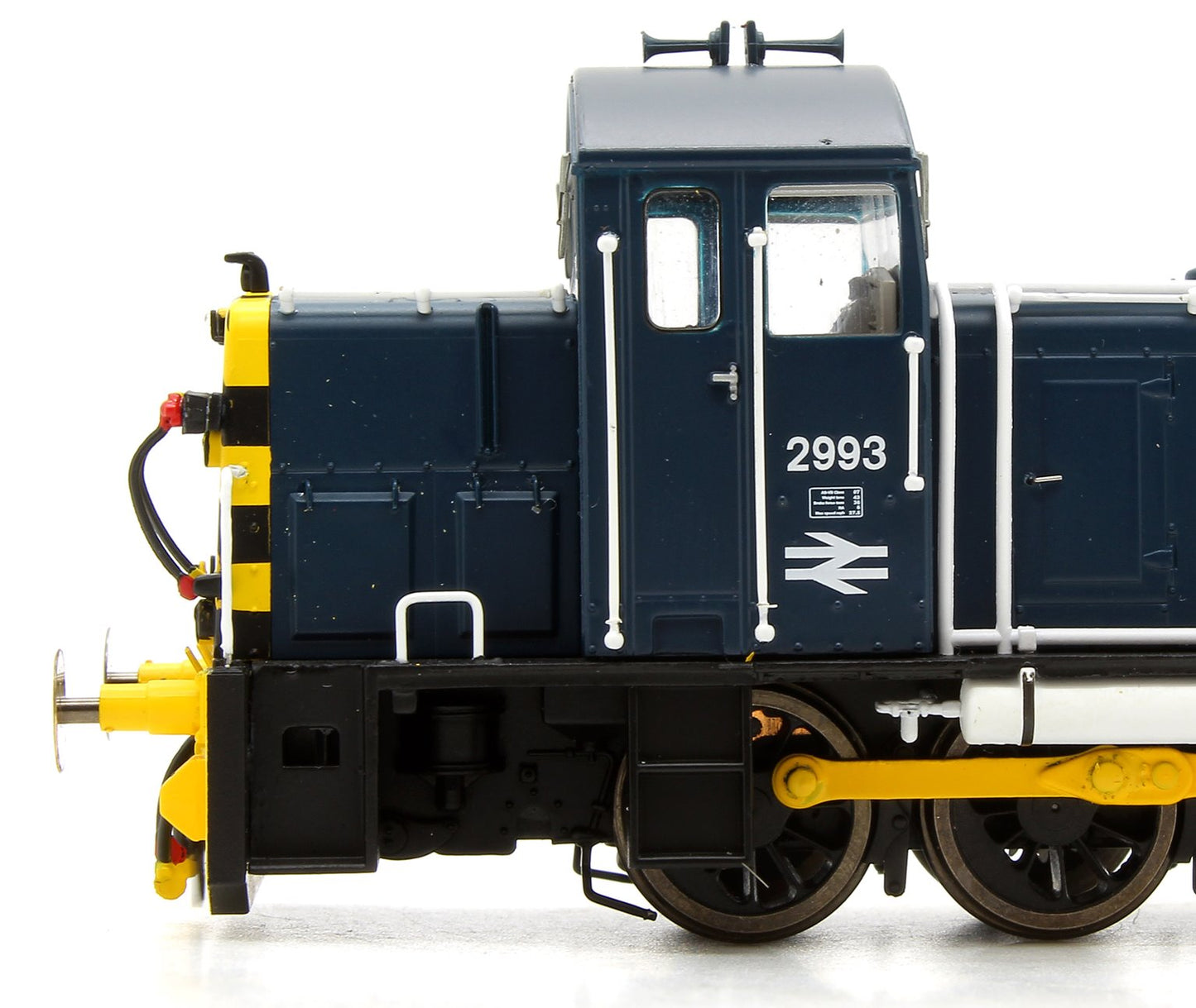 Class 07 (V2) 2993 Br Blue with 'Wasp' Stripes Diesel Locomotive
