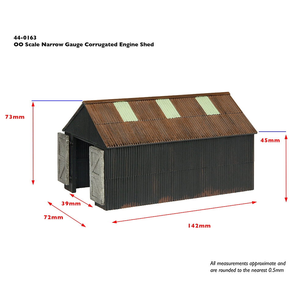 Narrow Gauge Corrugated Engine Shed