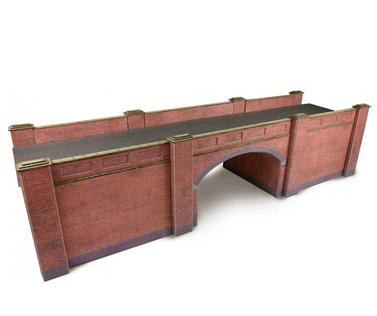 Metcalfe PO246 OO Gauge Model Railway Bridge – Brick Style, Single Or Double Track Top