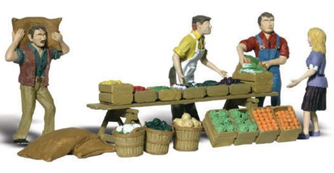 Woodland Scenics WA2170 N Gauge Figures - Farmers Market