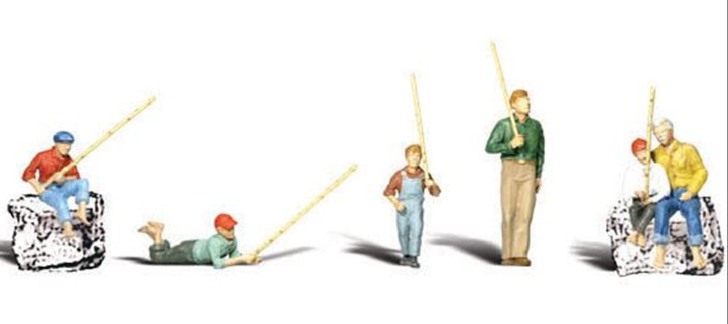 Woodland Scenics WA2179 N Gauge Figures - Gone Fishing