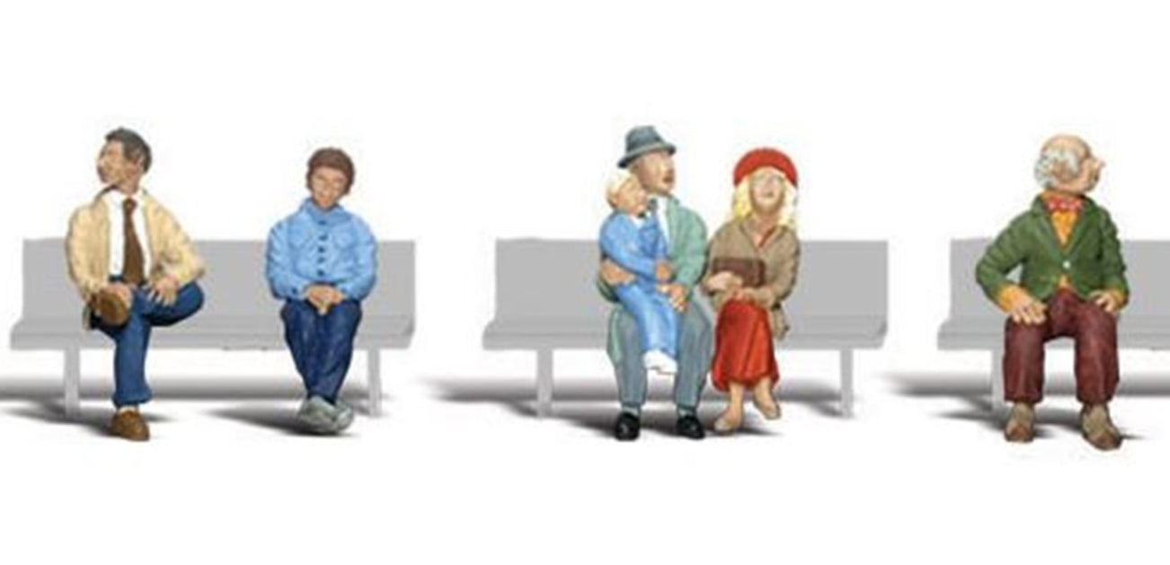 Woodland Scenics WA2190 N Gauge Figures - Passengers