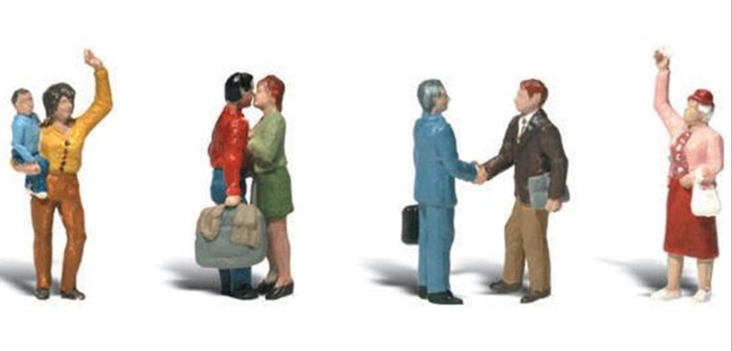 Woodland Scenics WA2193 N Gauge Figures - Goodbye People