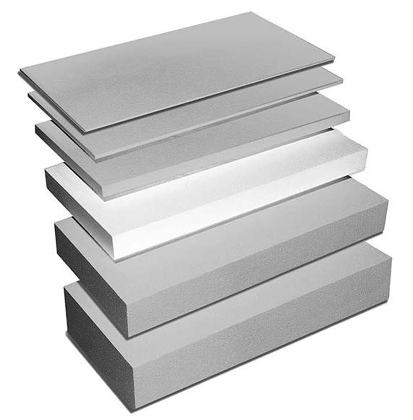 Woodland Scenics WST1425 2" x 2' Long Foam Sheet x 1