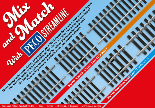 Streamline HO Transition Track