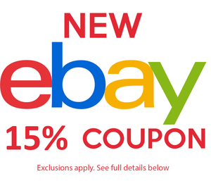 😲 New 15% OFF eBay Coupon! Use Code APRIL15