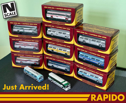 N Gauge New Look Buses